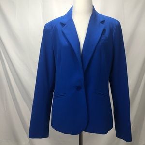 New York And Company Jacket Blazer Blue Size 10